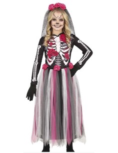 DISFRAZ DE CATRINA INFANTIL