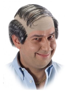 CALVA DE LÁTEX CON PELO