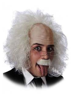 PELUCA EINSTEIN CON GORRO DE LÁTEX