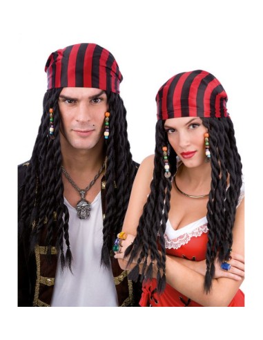 PELUCA PIRATA CON BANDANA