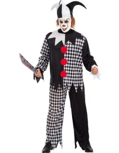 DISFRAZ PAYASO ASESINO ADULTO