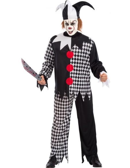DISFRAZ PAYASO ASESINO ADULTO