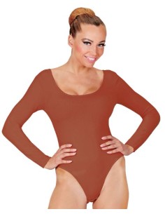BODY/MAILLOT MANGA LARGA COLOR ADULTO