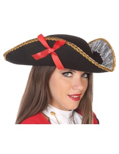 SOMBRERO PIRATA NEGRO ADULTO