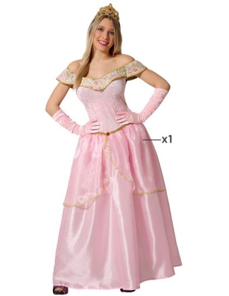 DISFRAZ PRINCESA ROSA ADULTO