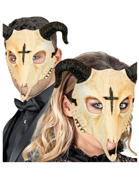 CARETA CALAVERA CARNERO SATÁNICO