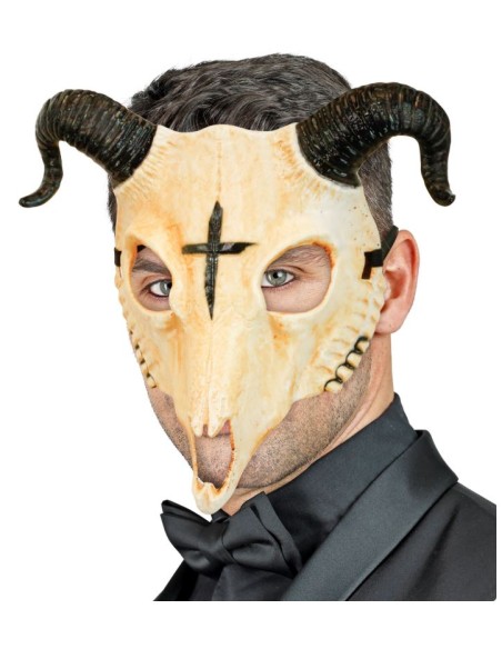 CARETA CALAVERA CARNERO SATÁNICO