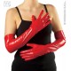 GUANTES VINILO ROJO