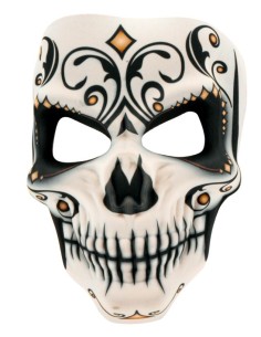 CARETA DE TELA SEÑOR DÍA DE LOS MUERTOS