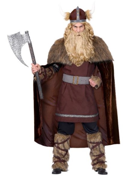 CAPA GUERRERO MEDIEVAL CON PELO