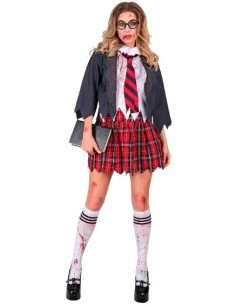 DISFRAZ DE COLEGIALA ZOMBIE ADULTO