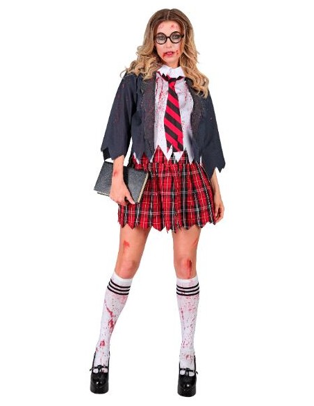 DISFRAZ DE COLEGIALA ZOMBIE ADULTO