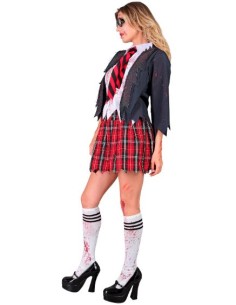 DISFRAZ DE COLEGIALA ZOMBIE ADULTO 2