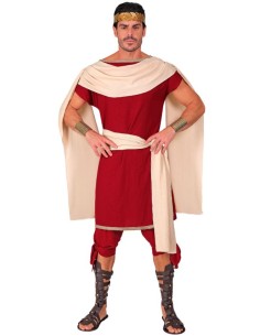 DISFRAZ DE ROMANO ROJO ADULTO