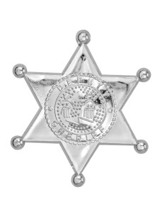 PLACA DE ESTRELLA DEL SHERIFF