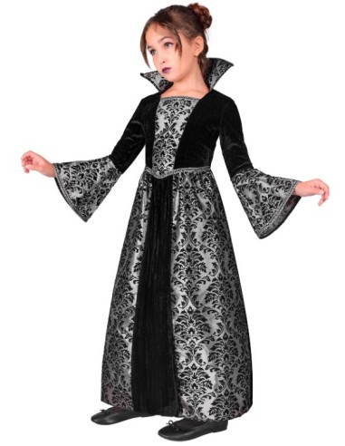 DISFRAZ DE VAMPIRESA OSCURA INFANTIL