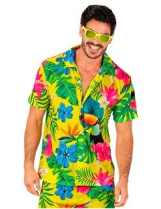 CAMISA FIESTA DE VERANO AMARILLA