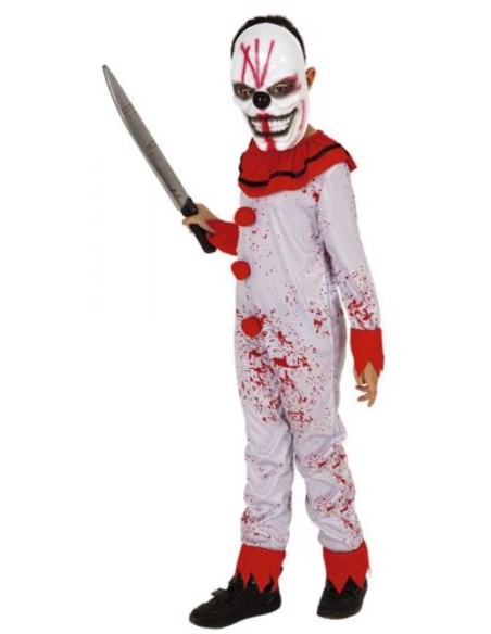 DISFRAZ DE PAYASO SANGUINARIO INFANTIL