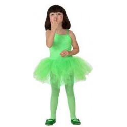 DISFRAZ DE BAILARINA BALLET VERDE NIÑA 