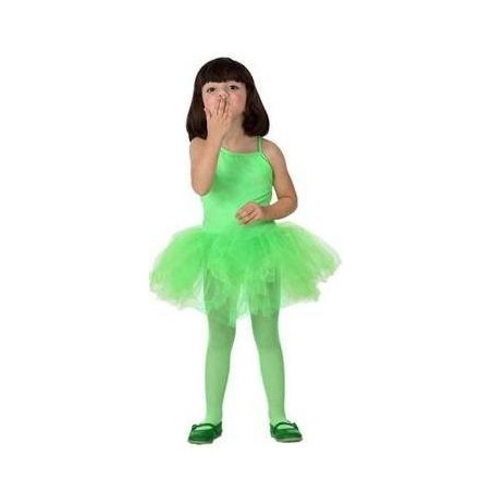 DISFRAZ DE BAILARINA BALLET VERDE NIÑA 
