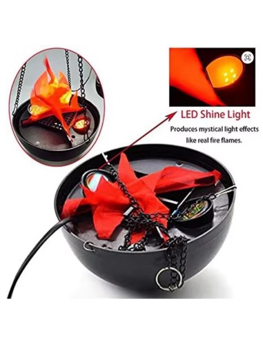 LUZ LED COLGANTE DE LLAMA FALSA 3D