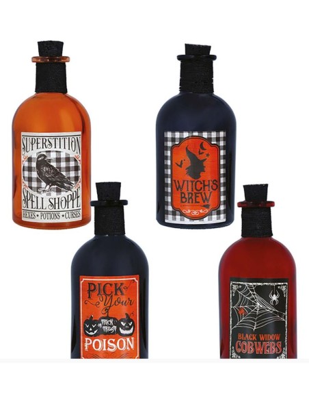 BOTELLA DE VENENO DE CRISTAL 