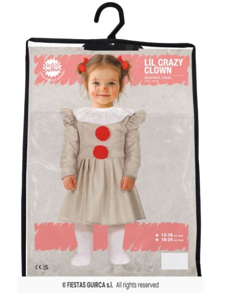 DISFRAZ PAYASO DIABÓLICO INFANTIL