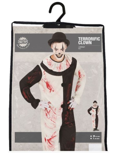 DISFRAZ DE PAYASO TERRORÍFICO ADULTO