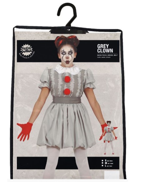 DISFRAZ PAYASA IT ADULTO