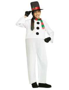 DISFRAZ DE MUÑECO DE NIEVE INFANTIL