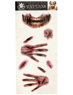 TATUAJES DE MANOS Y CICATRICES