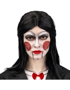 TATUAJES DE ROSTRO ESPIRAL CON BRILLANTES