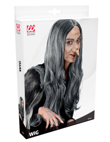 PELUCA CRUDELIA LARGA GRIS 