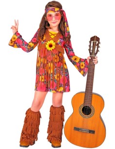 DISFRAZ DE HIPPIE NIÑA