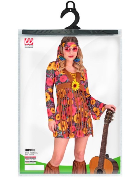 DISFRAZ DE HIPPIE NIÑA