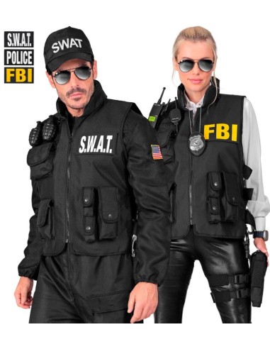 CHALECO TÁCTICO SWAT/FBI/POLICÍA ADULTO