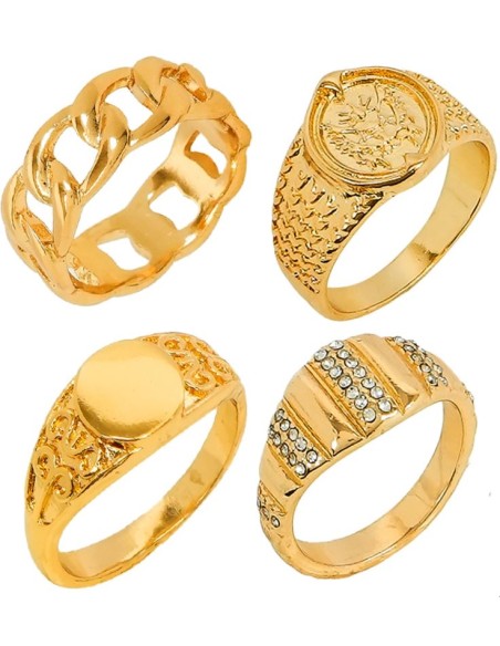 ANILLOS ORO RAPEROS