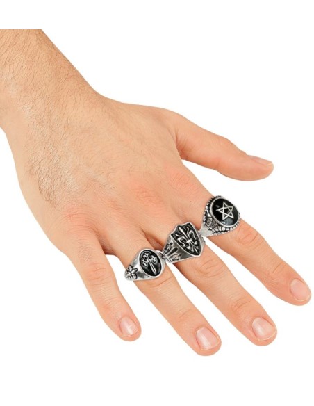ANILLOS GÓTICOS 3 MODELOS