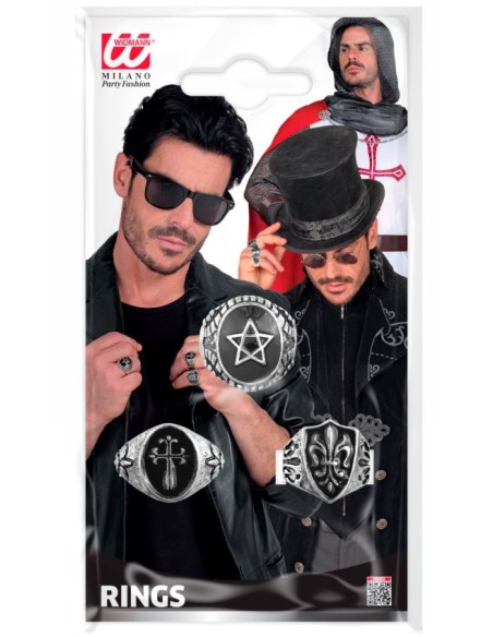 ANILLOS GÓTICOS 3 MODELOS