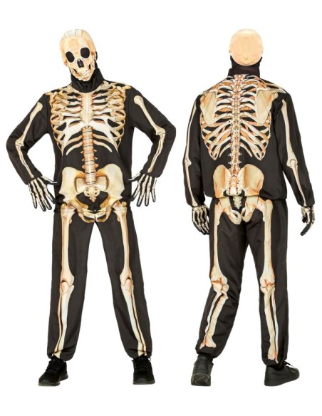 DISFRAZ DE ESQUELETO ADULTO FAST COSTUME