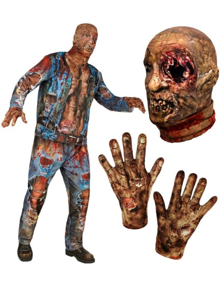 DISFRAZ DE HOMBRE ZOMBIE FAST COSTUME
