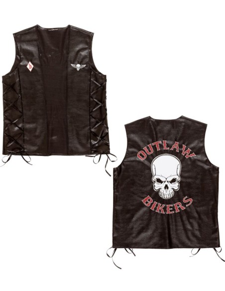 CHALECO OUTLAW BIKERS ADULTO