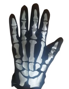 GUANTES DE ESQUELETO ADULTO