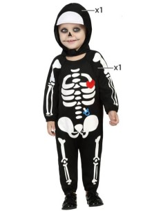 DISFRAZ DE ESQUELETO BEBÉ
