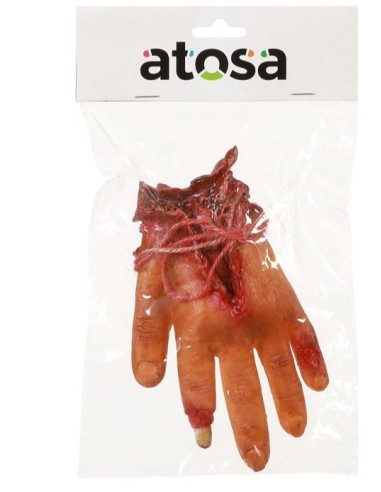 COLLAR CON MANO ENSANGRENTADA