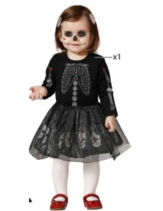 DISFRAZ DE ESQUELETO BEBÉ