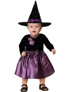 DISFRAZ BRUJA MORADA BEBÉ
