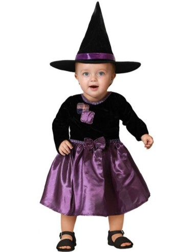 DISFRAZ BRUJA MORADA BEBÉ