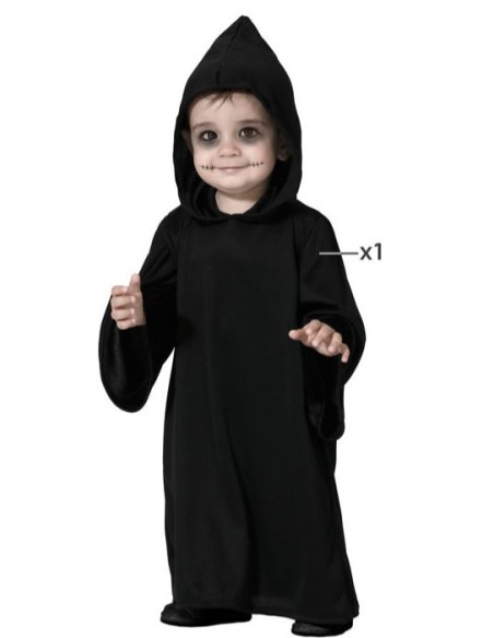 DISFRAZ TENEBROSO NEGRO INFANTIL
