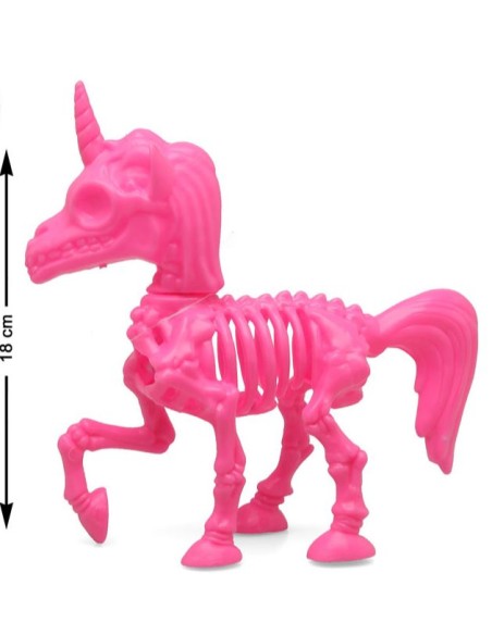 ESQUELETO DE UNICORNIO ROSA